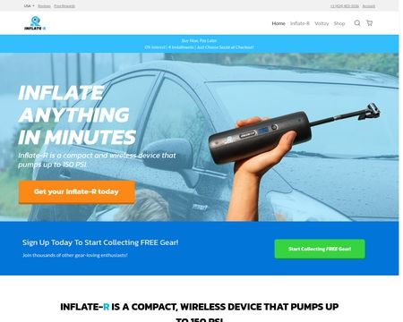 website thubmnail of Inflater