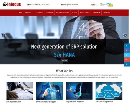website thubmnail of Infocusin