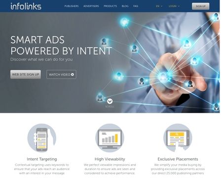 website thubmnail of Infolinks