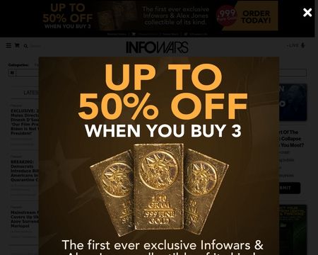 website thubmnail of Infowars