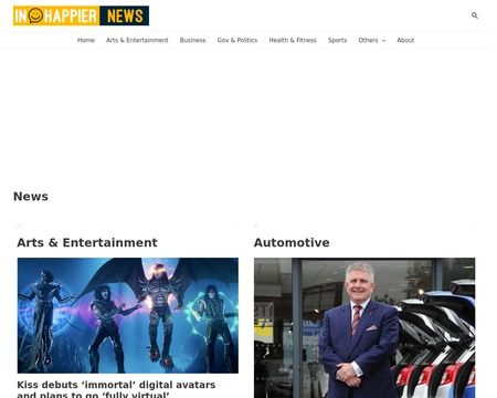 website thubmnail of Inhappiernews