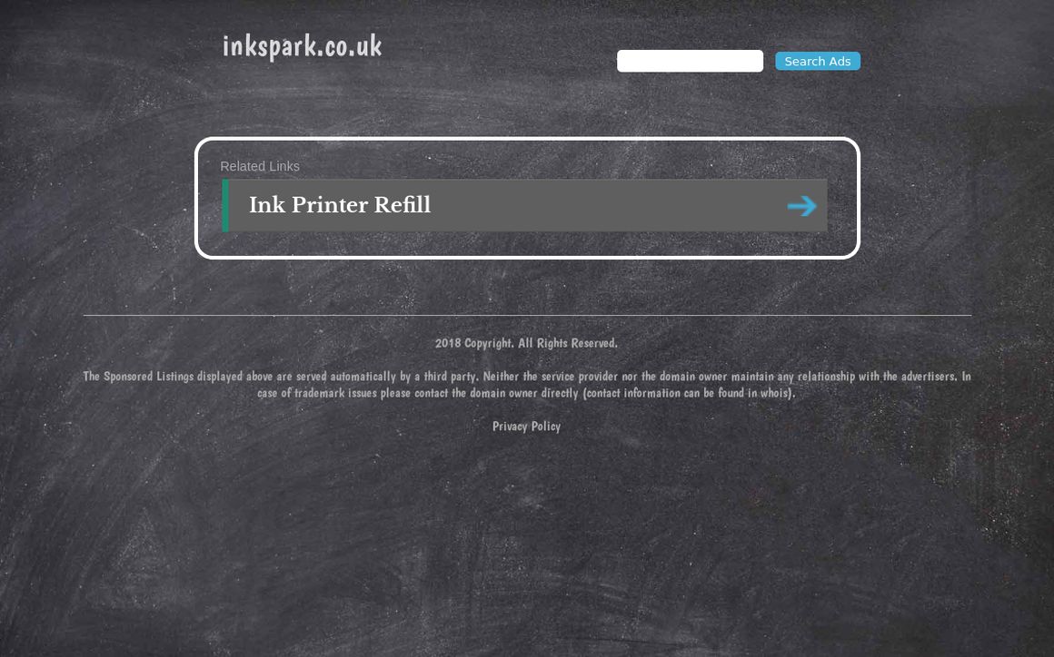 website thubmnail of Inkspark.co.uk