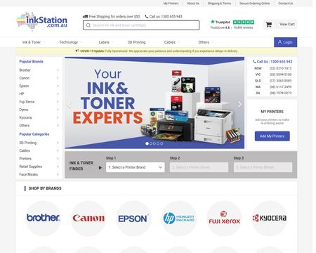 website thubmnail of InkStation.com.au
