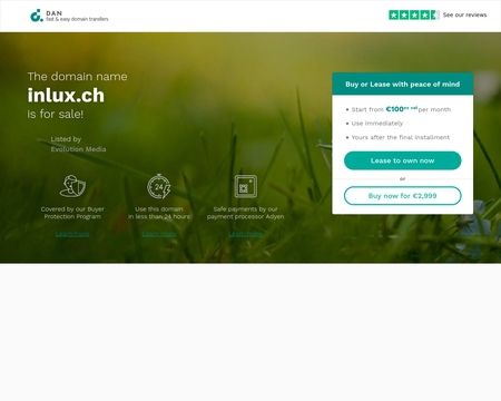 website thubmnail of Inlux.ch
