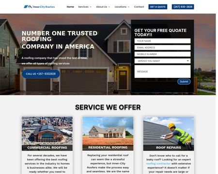 website thubmnail of Innercityroofers