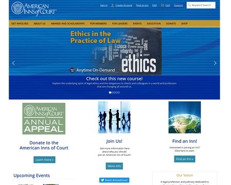 website thubmnail of American Inns of court