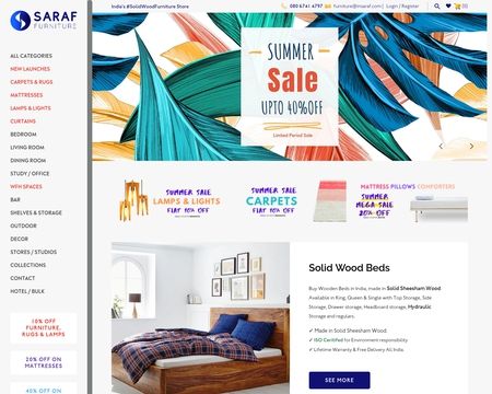 website thubmnail of Saraf Furniture