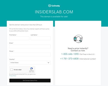 website thubmnail of InsidersLab
