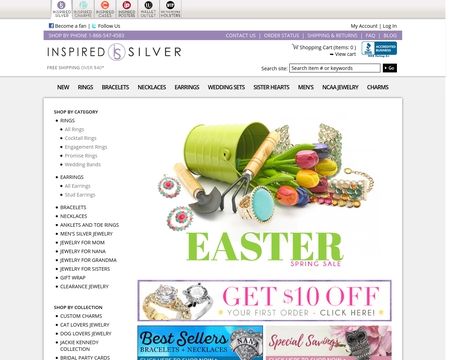 website thubmnail of Inspired Silver