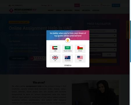 website thubmnail of Instant Assignment Help