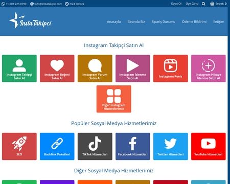 website thubmnail of Instatakipci