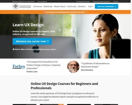 website thubmnail of IxDF - Interaction Design Foundation