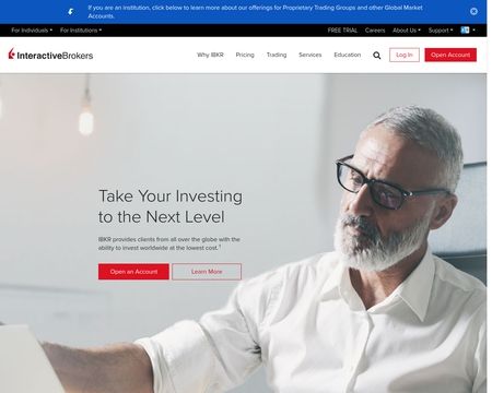 website thubmnail of Interactive Brokers IN