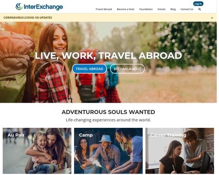 website thubmnail of InterExchange