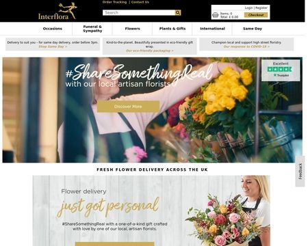 website thubmnail of InterFlora UK