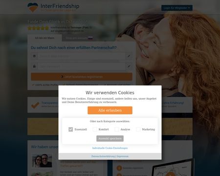 website thubmnail of InterFriendship