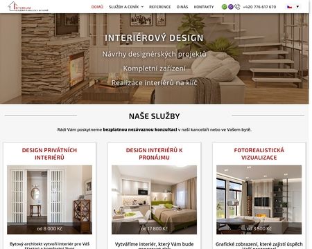 website thubmnail of Interiumpro.cz