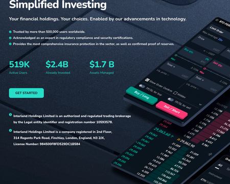 website thubmnail of Interlend Holdings Limited