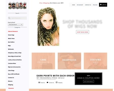 website thubmnail of International Wigs