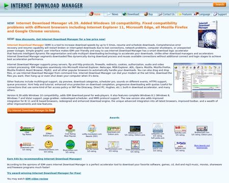 website thubmnail of Internet Download Manager