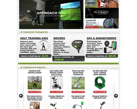 website thubmnail of In The Hole! Golf