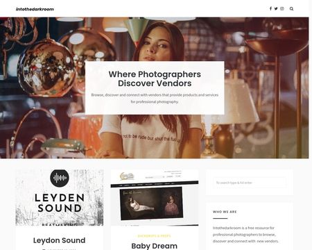 website thubmnail of Intothedarkroom