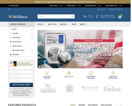 website thubmnail of Invest.usgoldbureau