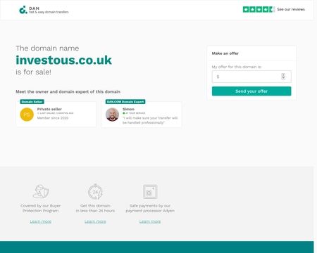 website thubmnail of Investous.co.uk