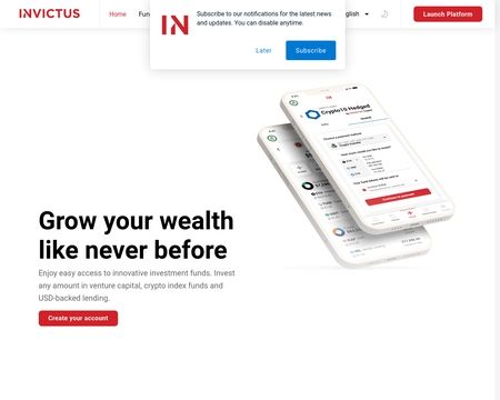 website thubmnail of Invictus Capital