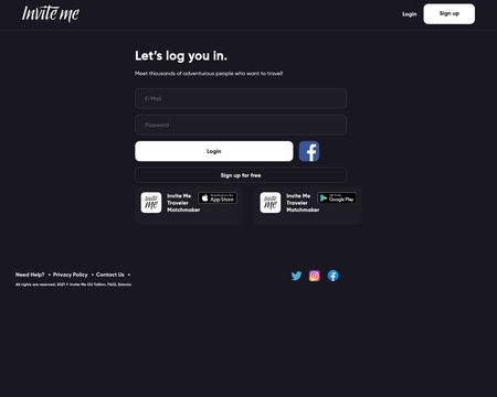 website thubmnail of Invite Me