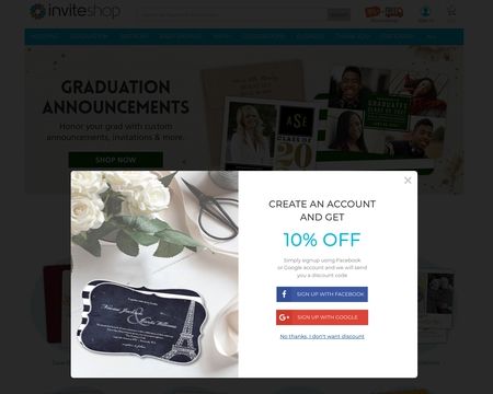 website thubmnail of InviteShop
