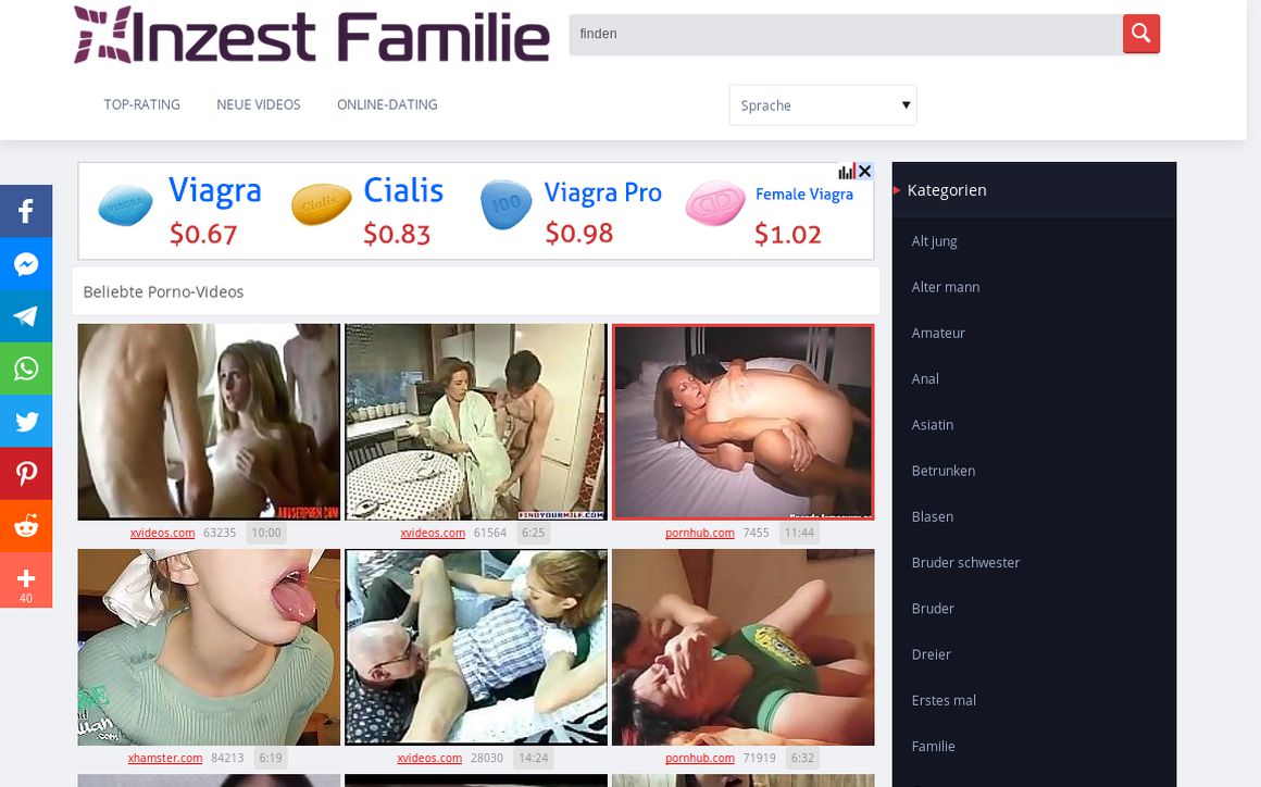 website thubmnail of Inzestfamilie.pro
