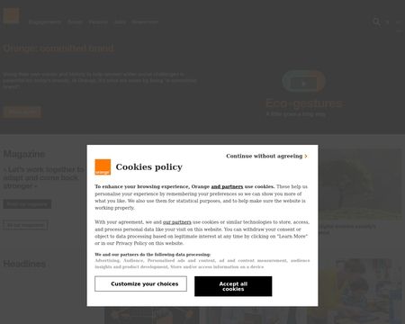 website thubmnail of Orange HK