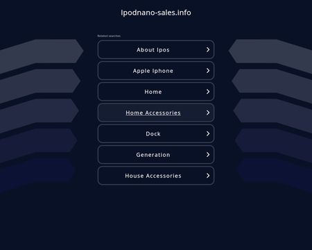 website thubmnail of Ipodnano-sales.info