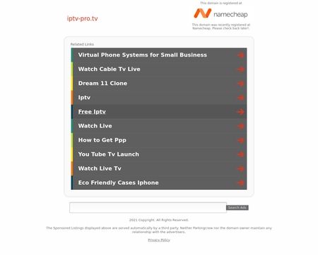 website thubmnail of IPTV
