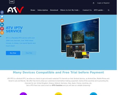 website thubmnail of IPTVATV