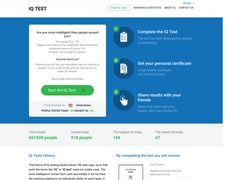 Thumbnail of Online IQ Test With A Certificate