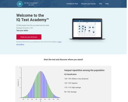 website thubmnail of Iqtestacademy.org