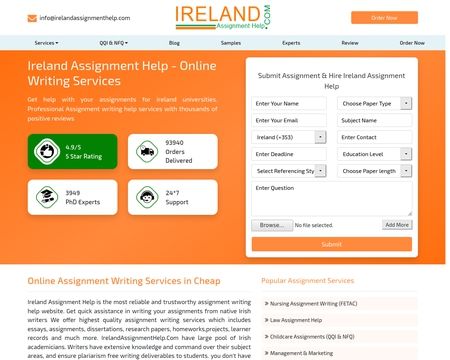 website thubmnail of Irelandassignmenthelp