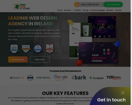 website thubmnail of Irishwebstudios.ie