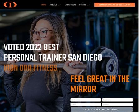 website thubmnail of Ironorrfitness