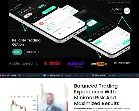 website thubmnail of Ironwave-capital