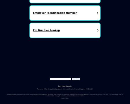 IRS-EIN-Application