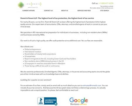 website thubmnail of IRS Medic