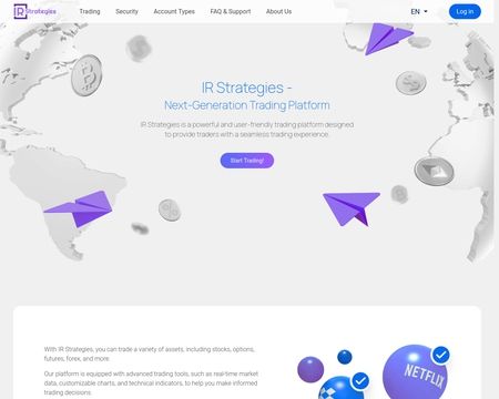 website thubmnail of Irstrategies.net