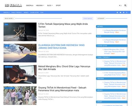website thubmnail of Isikepala