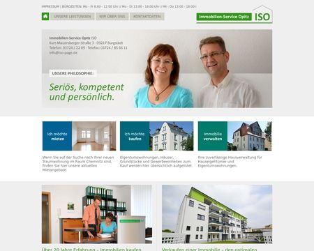 website thubmnail of Immobilien Service Opitz