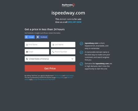 website thubmnail of iSpeedway