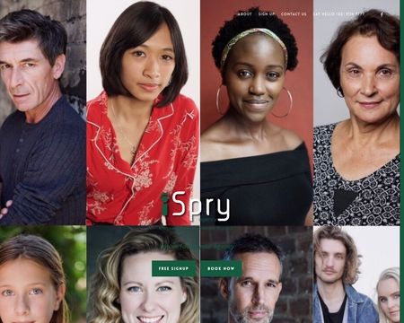 website thubmnail of iSpry Talent Agency