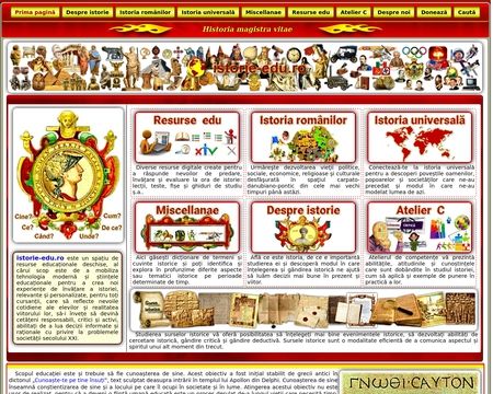 website thubmnail of Istorie-edu.ro